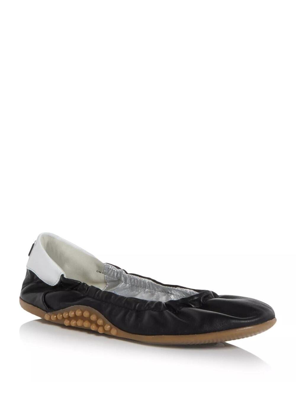 248$ P448 Stella Ballet Flats Women's Size 8 US / 38 EU Black/White - Picture 1 of 1